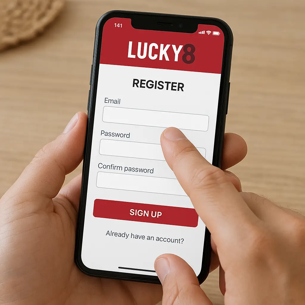 Application mobile Lucky8
